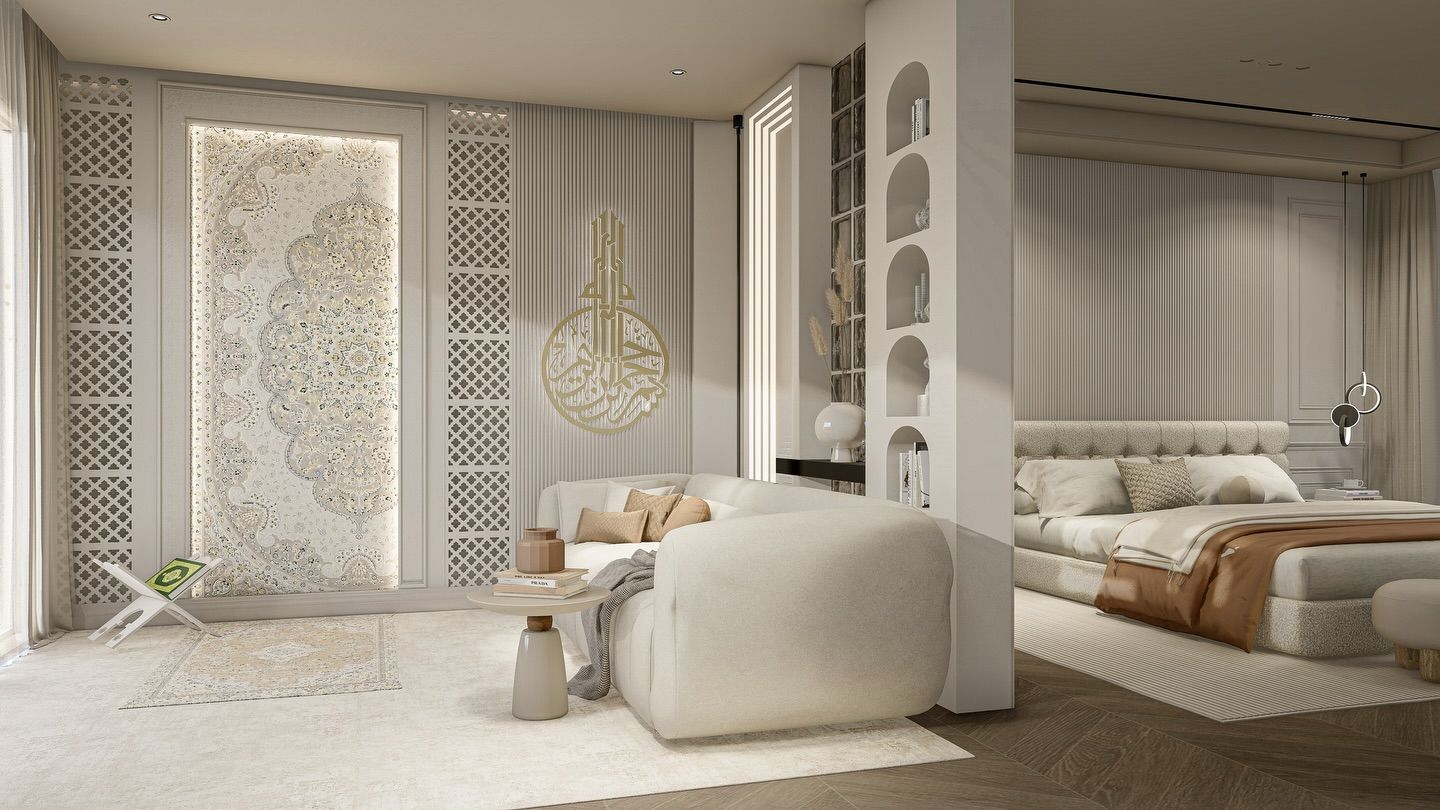 Suite marocaine moderne : coin salon