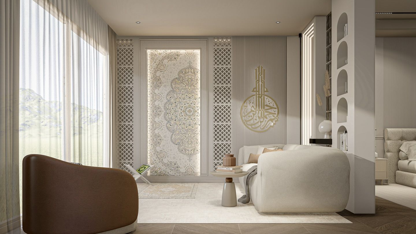 Suite marocaine moderne : chambre
